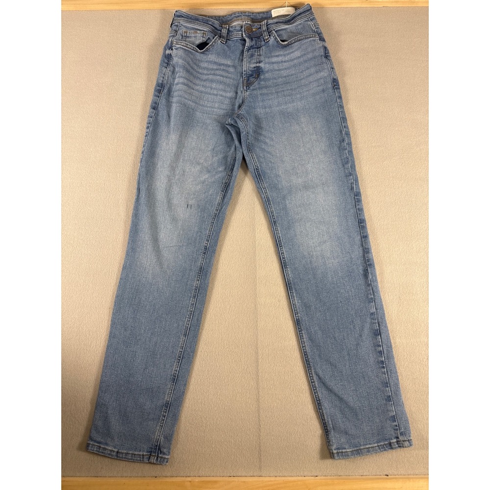 Cotton On Straight Leg Jeans Light Wash‎ Blue Denim Size 28 x 31